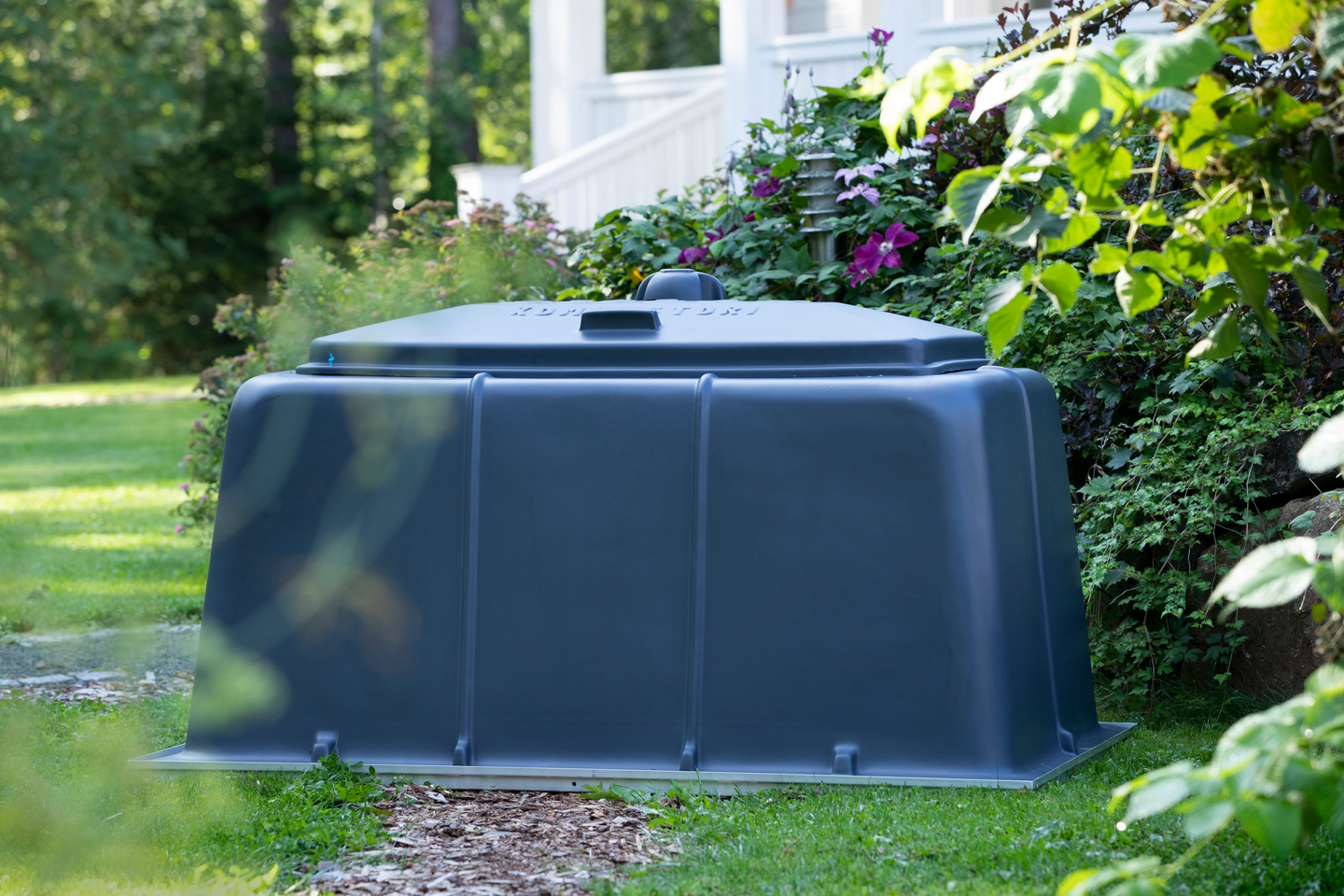 Puutarhakompostori Biolan 900l harmaa