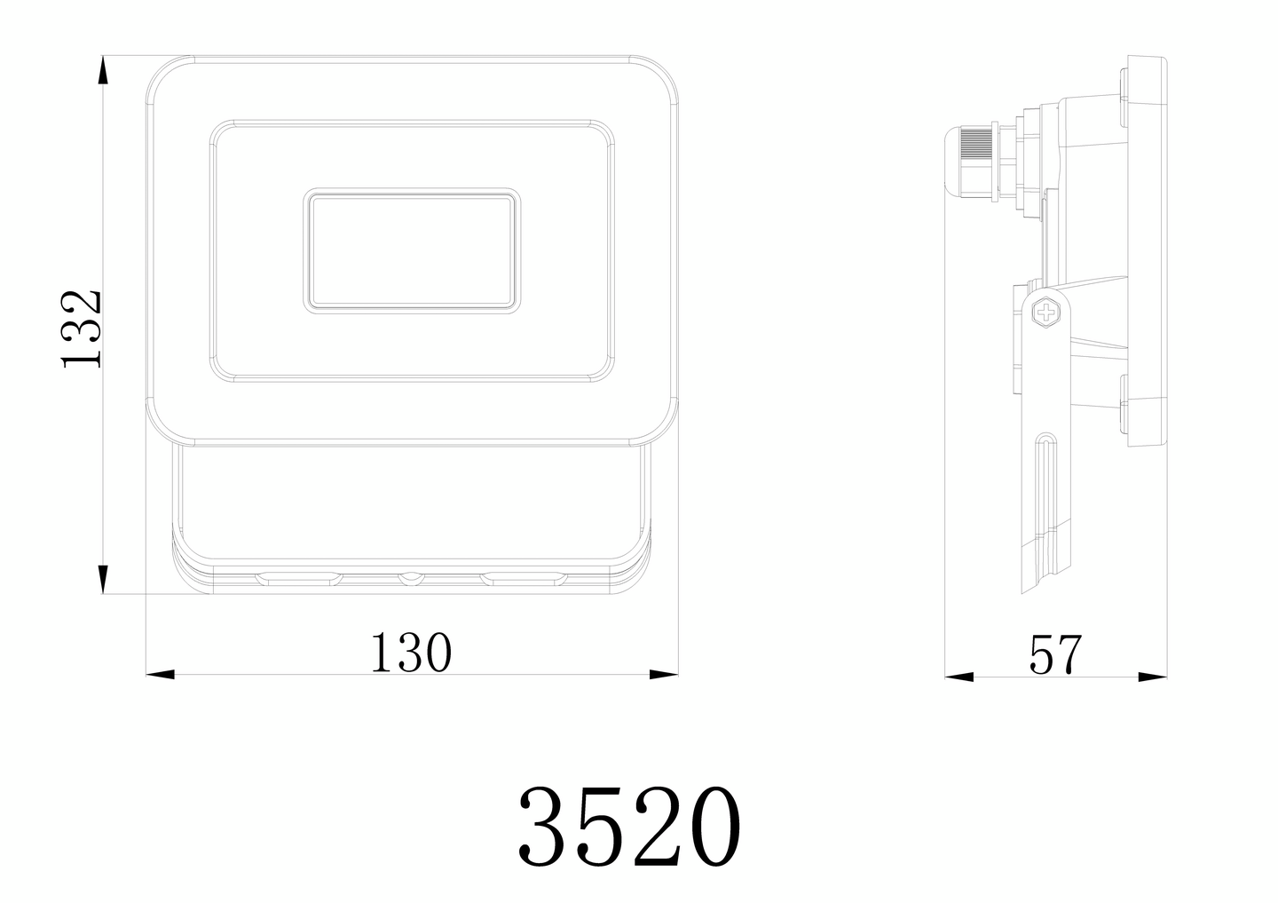 Valonheitin OPAL E-Fect II 20W 1700lm 4000K IP44