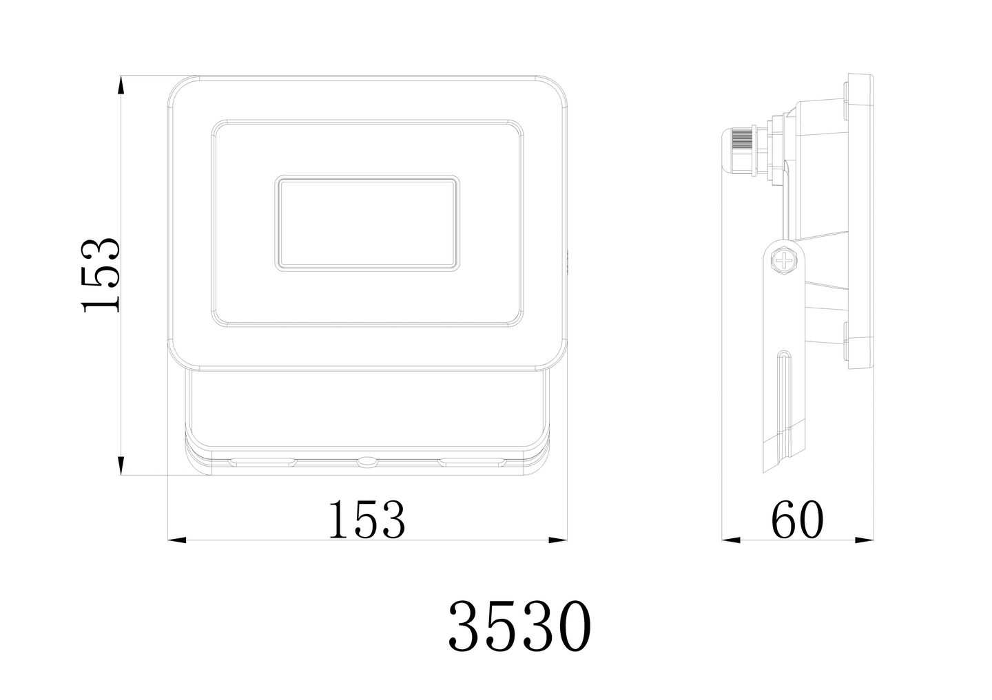 Valonheitin OPAL E-Fect II 30W 2550lm 4000K IP44