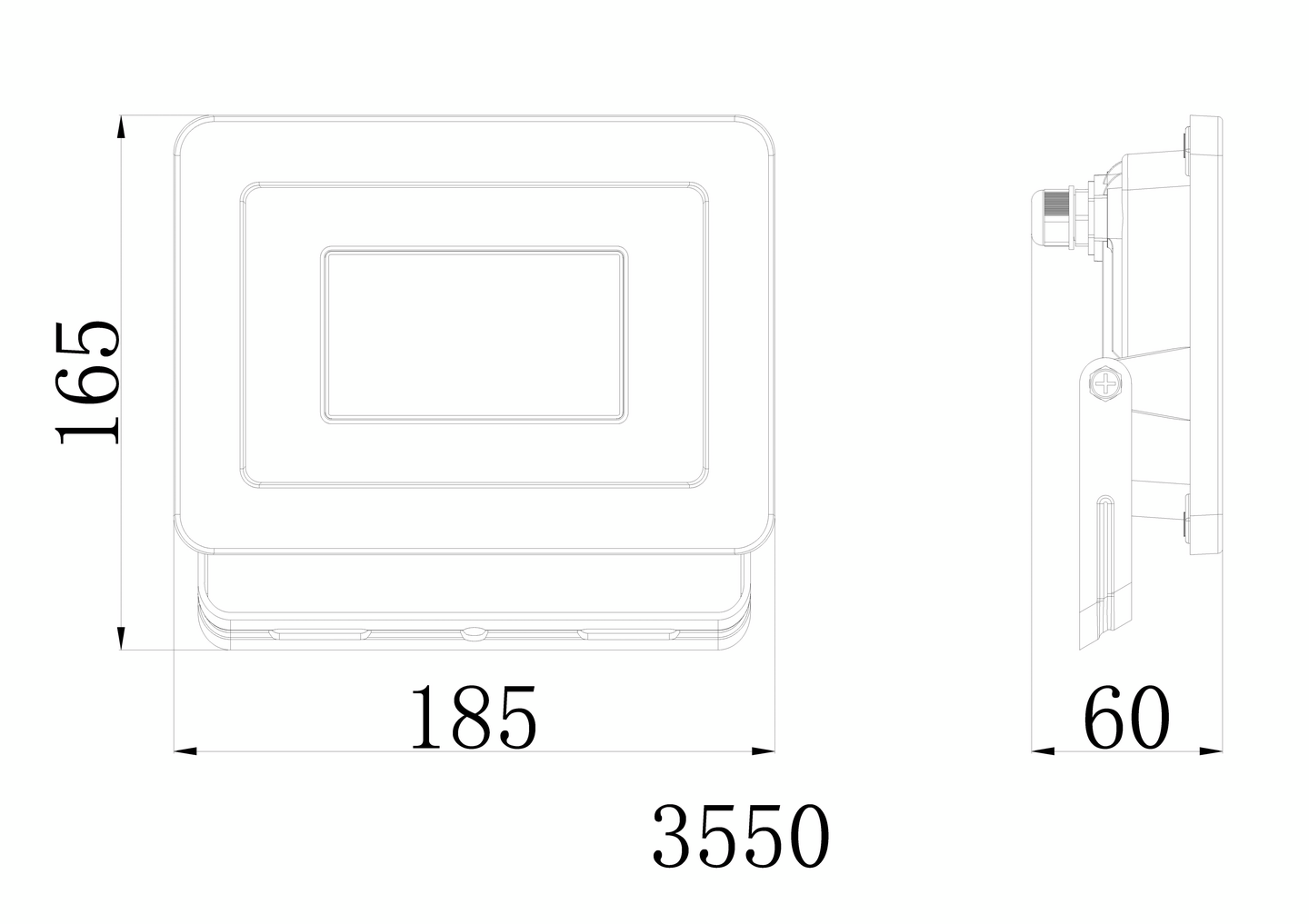 Valonheitin OPAL E-Fect II 50W 4250lm 4000K IP44