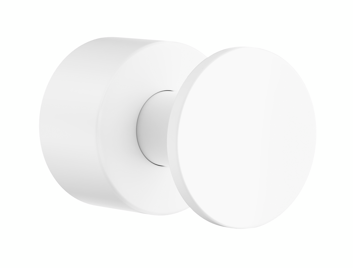 Nuppikoukkupari Smedbo House RX3455 mattavalkoinen