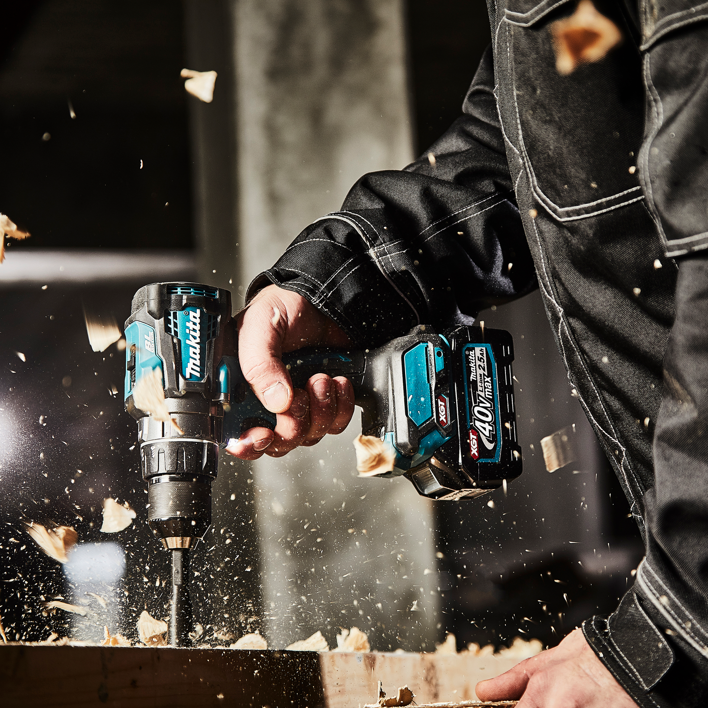 Akkuporakone Makita DF001GZ 40V XGT runko