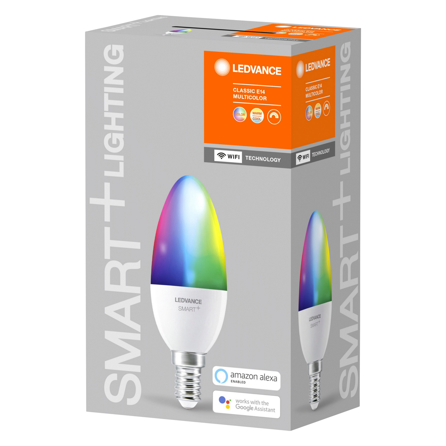 LED-LAMPA LEDVANCE SMART KRON (40) E14 RGBW DIM CL B OSRAM SMART+ WIFI