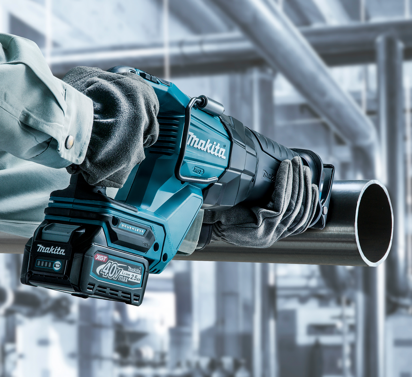 Akkupuukkosaha Makita JR001GZ 40V XGT runko