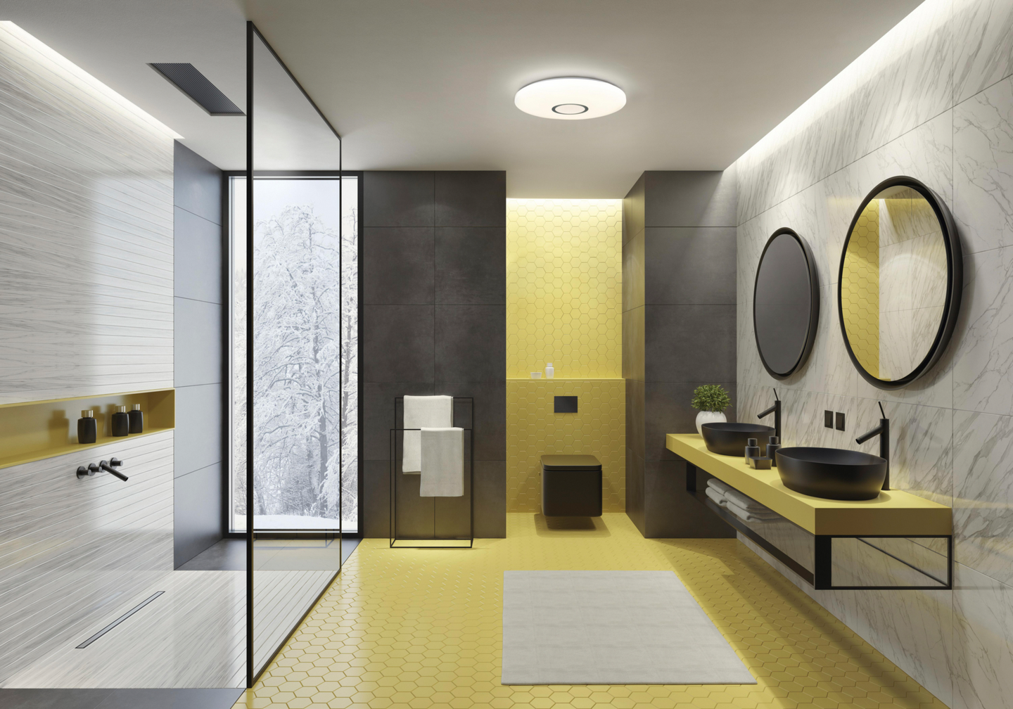 Kattovalaisin LEDVANCE SMART+ WiFi Orbis Kite Round 410 2500lm Tunable White