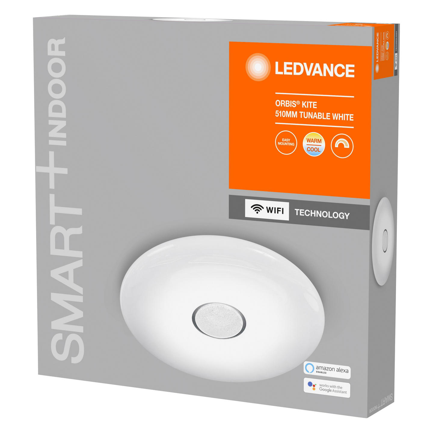 Kattovalaisin LEDVANCE SMART+ WiFi Orbis Kite Round 510 3300lm Tunable White