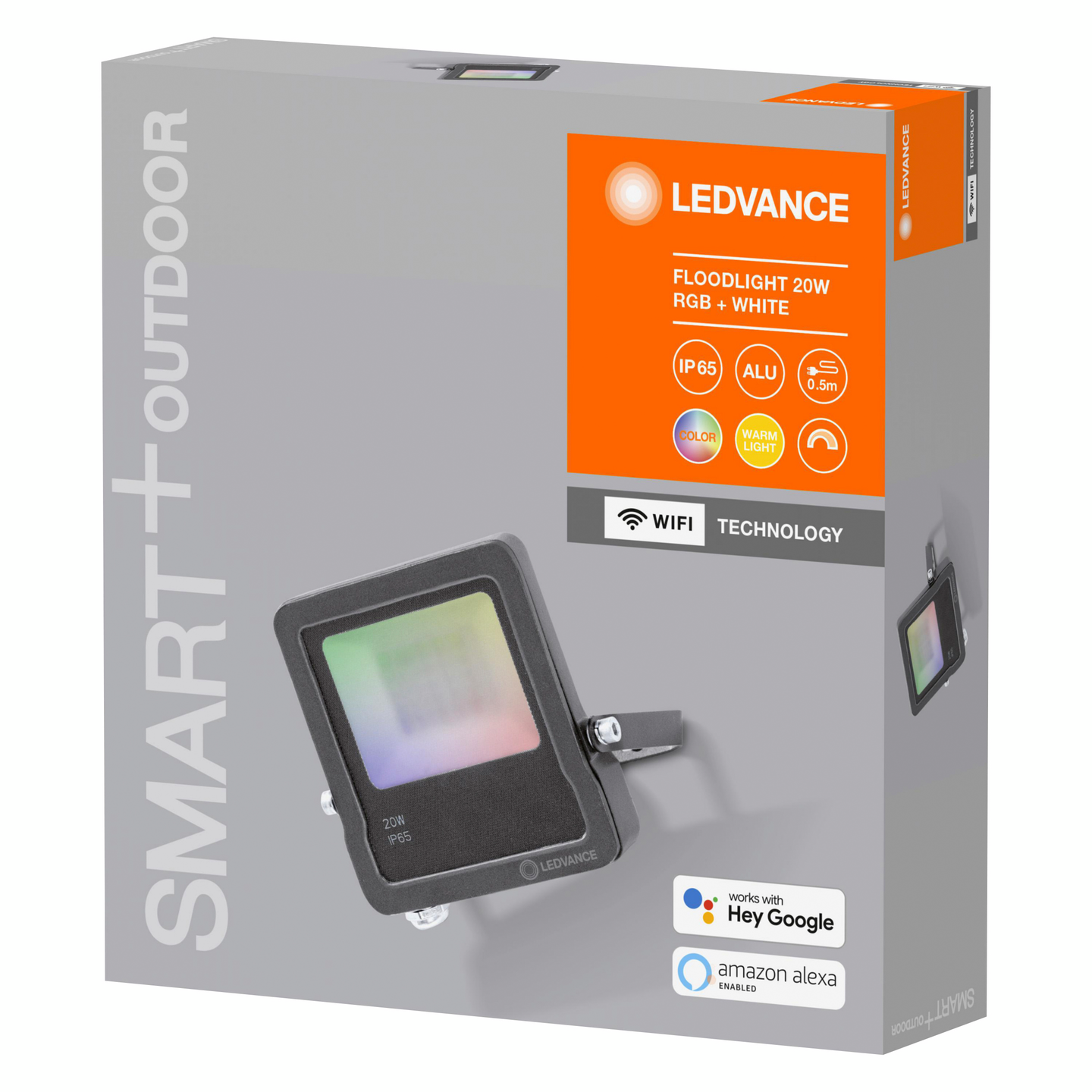 Ulkovalaisin LEDVANCE SMART+ WiFi Outdoor Flood 1260lm rgbw