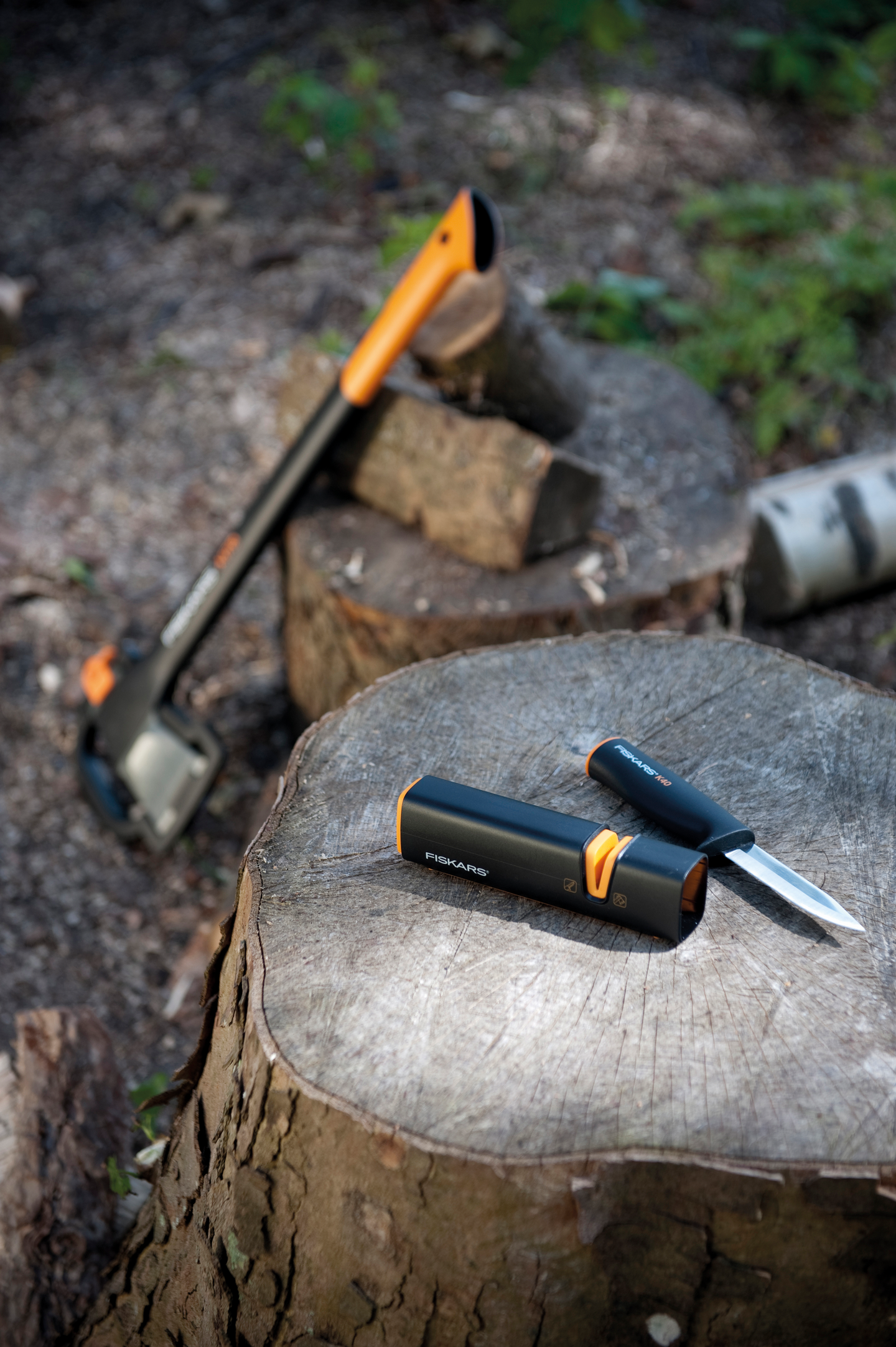 Kirveen- ja veitsenteroitin Fiskars