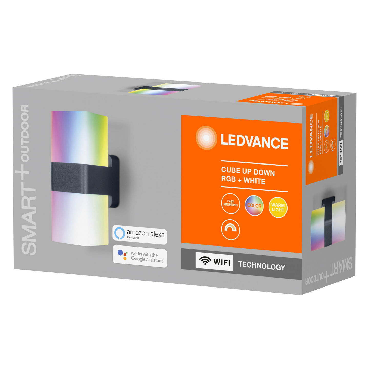 Ulkovalaisin LEDVANCE SMART+ WiFi Cube Updown 900lm rgbw