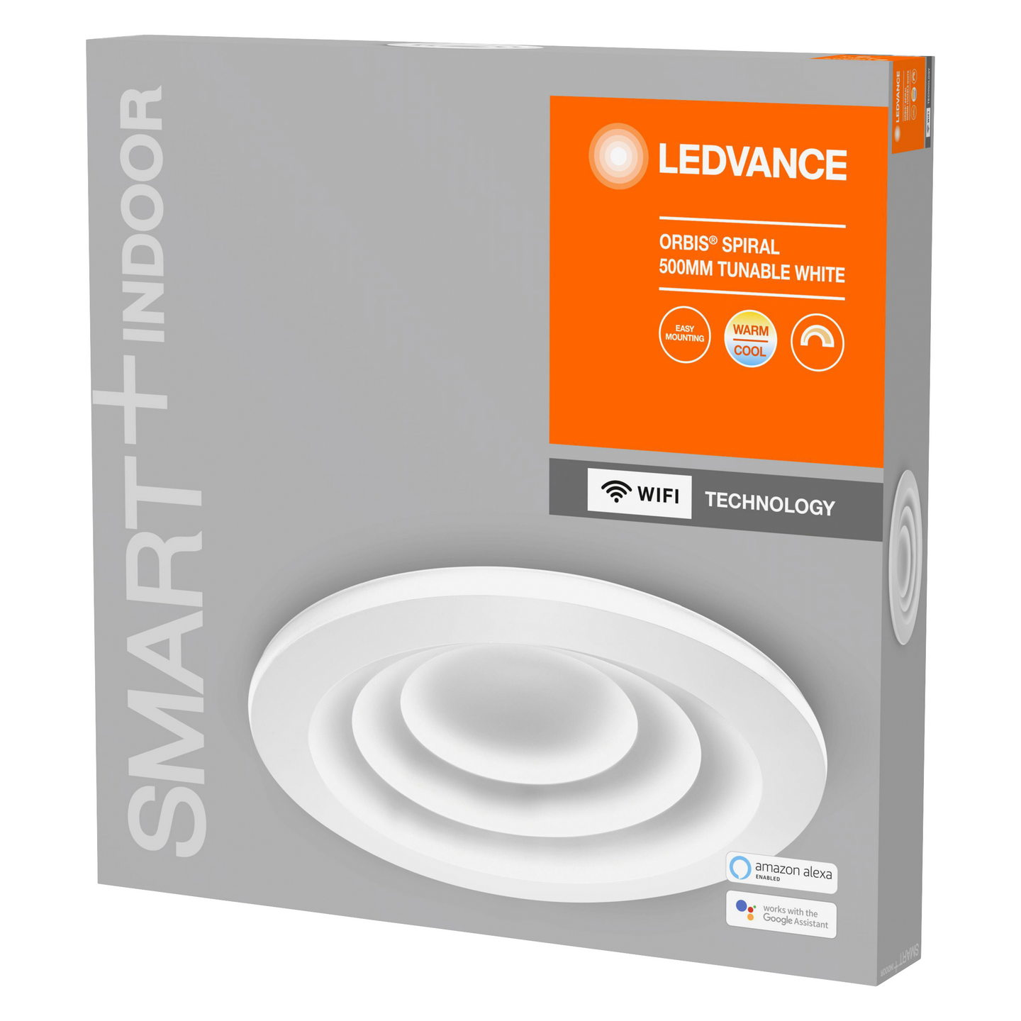 Kattovalaisin LEDVANCE SMART+ WiFi Orbis Spiral Round 500 4300lm Tunable White