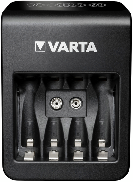 Laturi VARTA LCD Plug Charger plus 4xAA 2100mAh