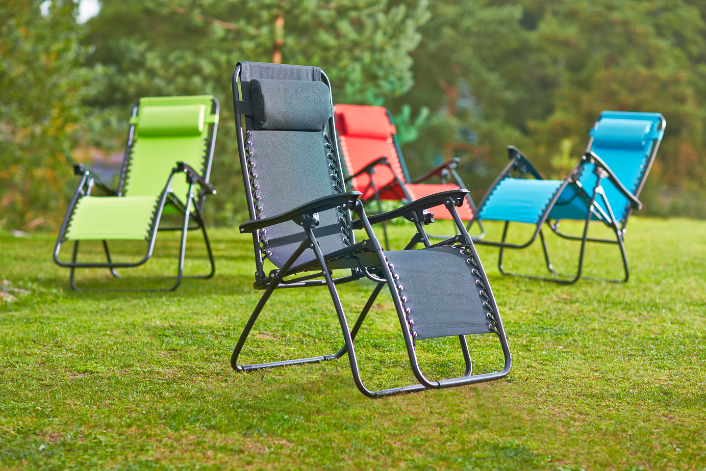 Aurinkotuoli Goodiy Mallorca musta