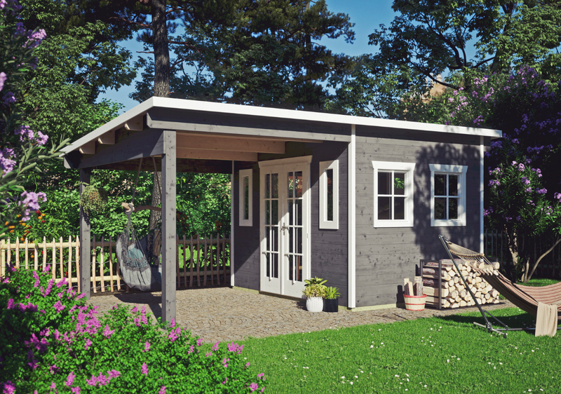 Pihatalo + katos Cello Vetlanda 16,4m²