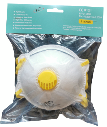 Hengityssuojain VIC821V FFP2 NR D 3kpl