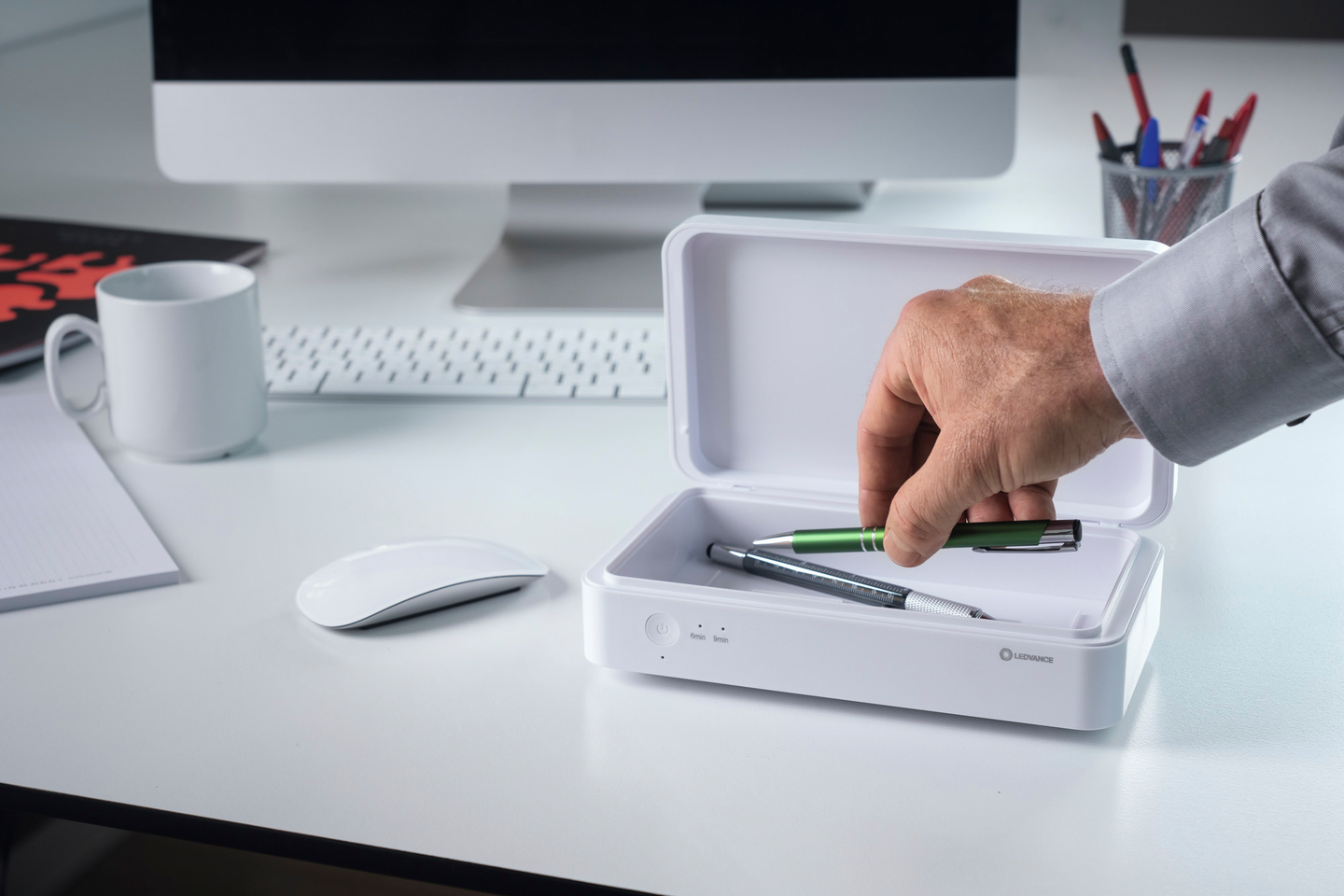 Desinfiointilaatikko LEDVANCE UV-C-led USB-ladattava