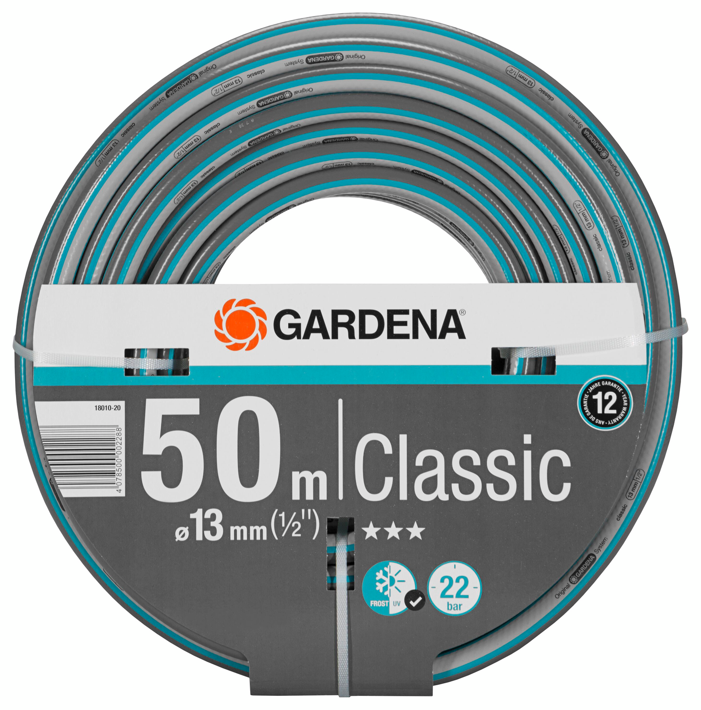 Slang Gardena Classic (1/2In) 50m W/O