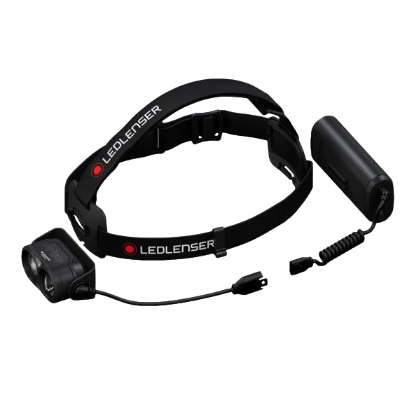 Otsalamppu Ledlenser H19R Core musta 3500lm ladattava