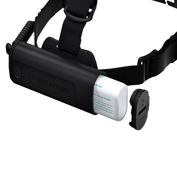 Otsalamppu Ledlenser H19R Core musta 3500lm ladattava