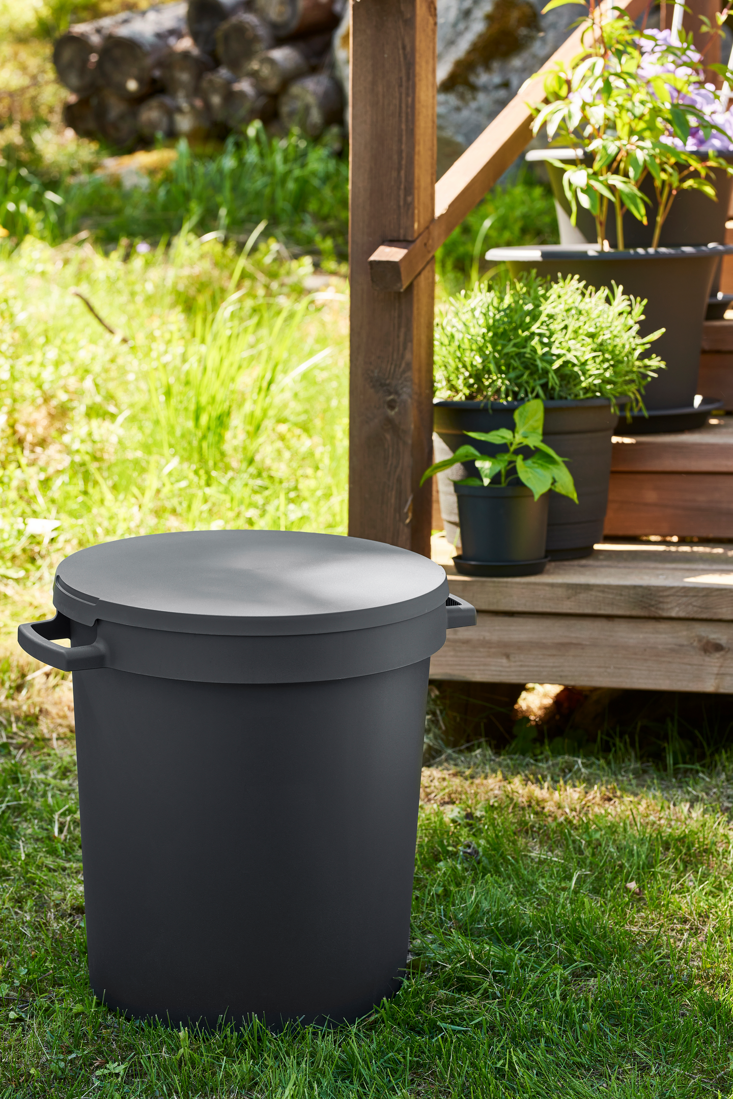 Kansi Orthex vesisaavi 45l tummanharmaa