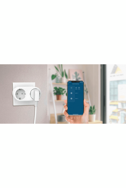 Pistorasia-adapteri Woox WiFi 2-osainen 230VAC 16A 3680W