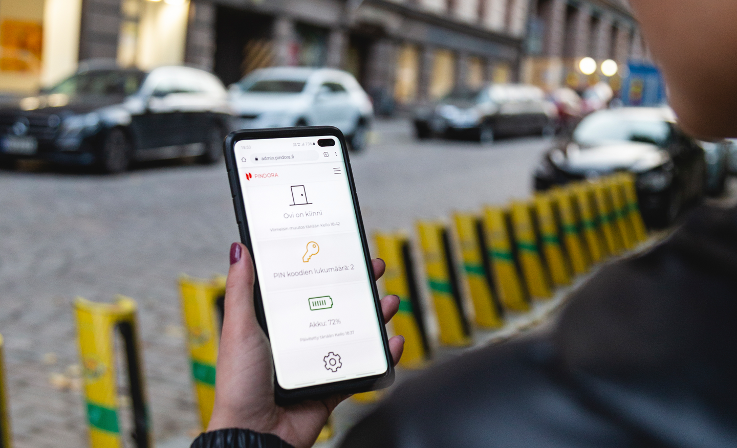 Älylukko Pindora harmaa