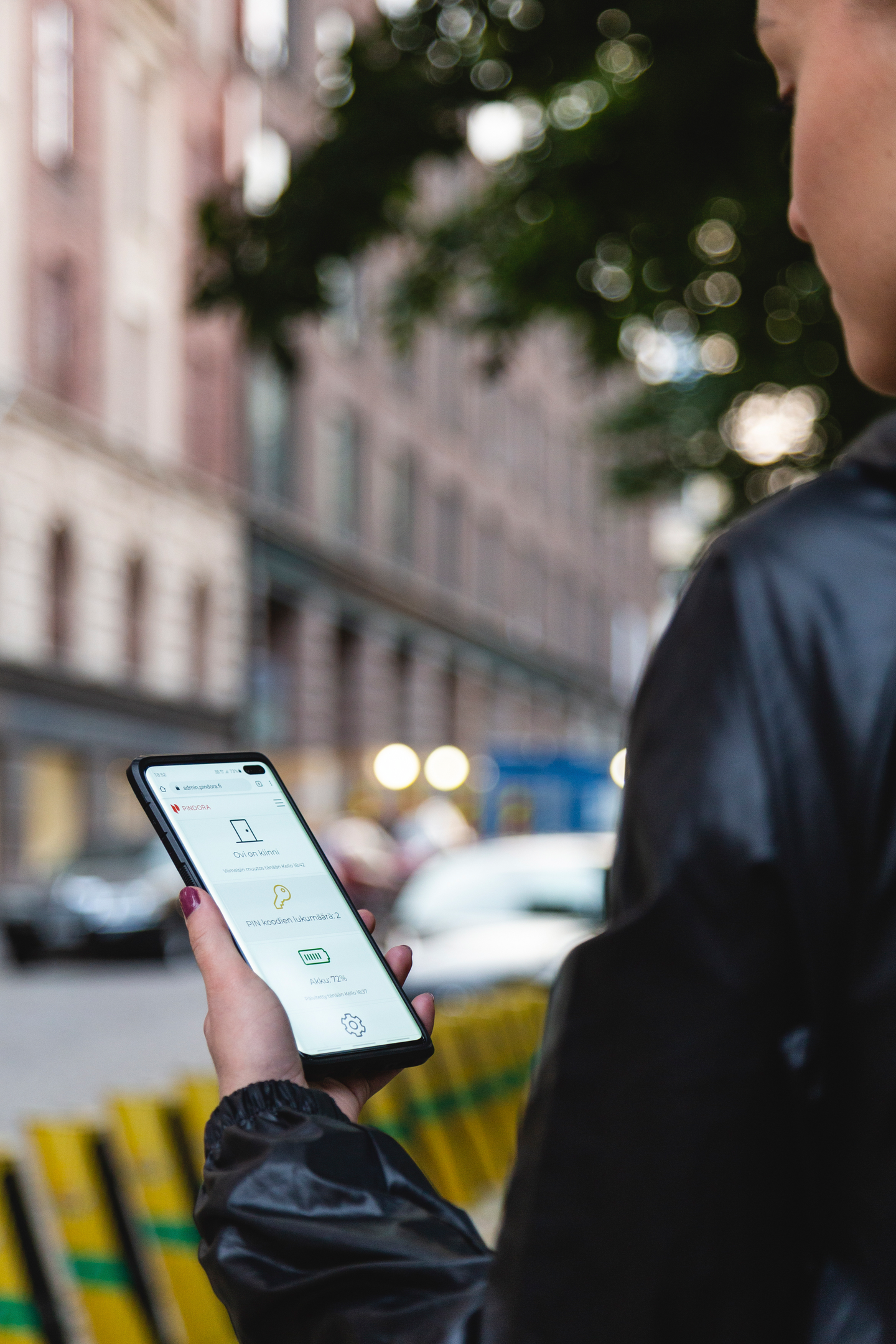 Älylukko Pindora harmaa