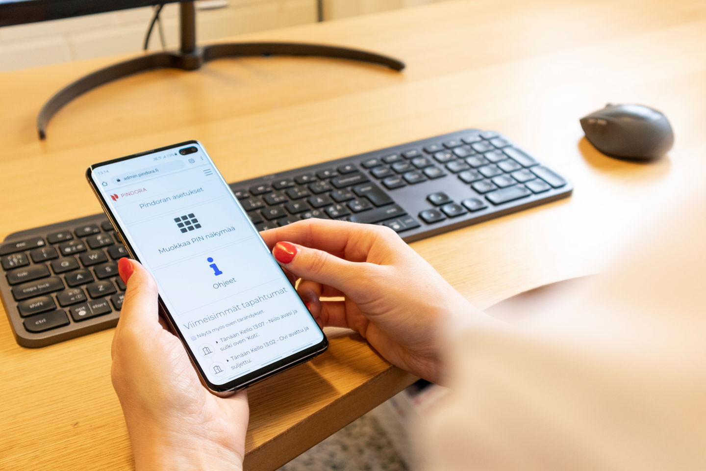 Älylukko Pindora harmaa