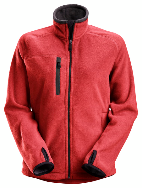 Fleecetakki Snickers Polartec naisten 8027-1604 chilinpunainen-musta