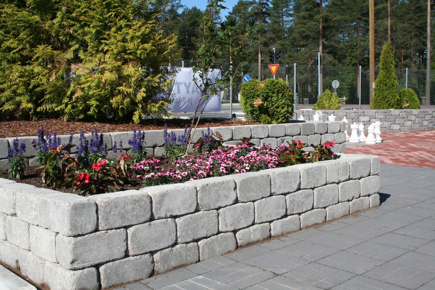 Patinoitu muurikivi HB 320x160x160mm iso harmaa 54kpl/lava 1020kg/lava