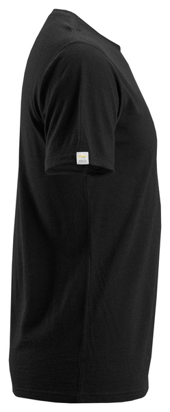 T-paita Snickers merinovilla 2527-0400 musta