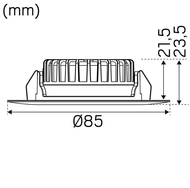 Alasvalo Hide-a-lite 12-sarja 1218 12V 3000K valkoinen