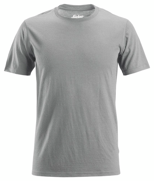 T-paita Snickers merinovilla 2527-2800 harmaameleerattu