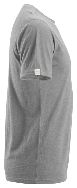 T-paita Snickers merinovilla 2527-2800 harmaameleerattu