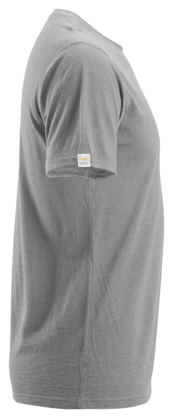 T-paita Snickers merinovilla 2527-2800 harmaameleerattu