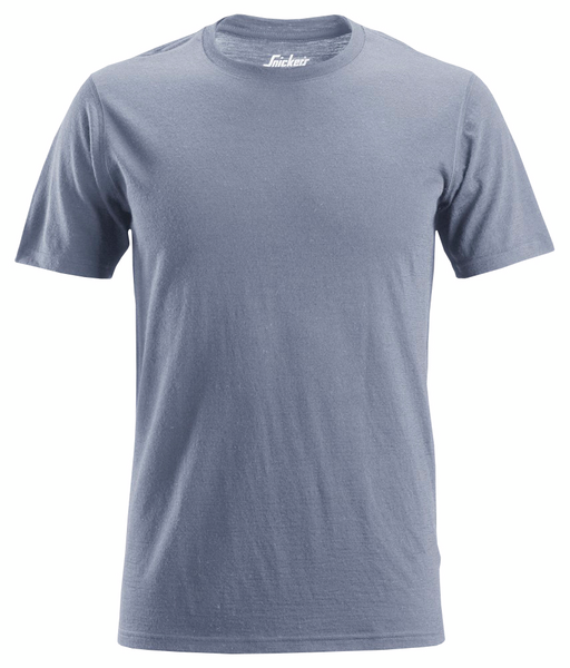 T-paita Snickers merinovilla 2527-3400 tummansinimeleerattu