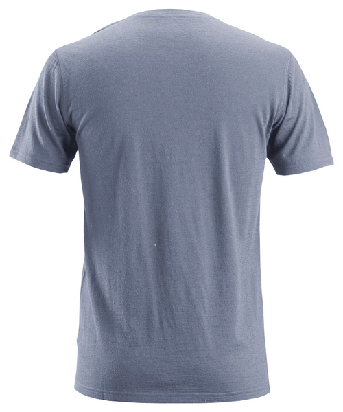 T-paita Snickers merinovilla 2527-3400 tummansinimeleerattu