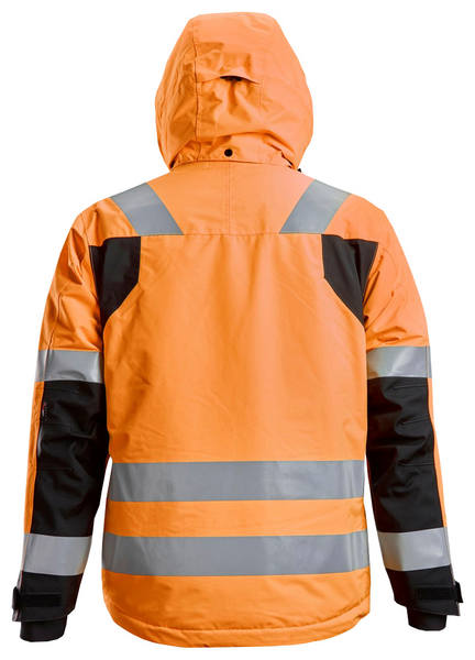 Talvitakki Snickers vedenpitävä Hi-Vis 1132-5558