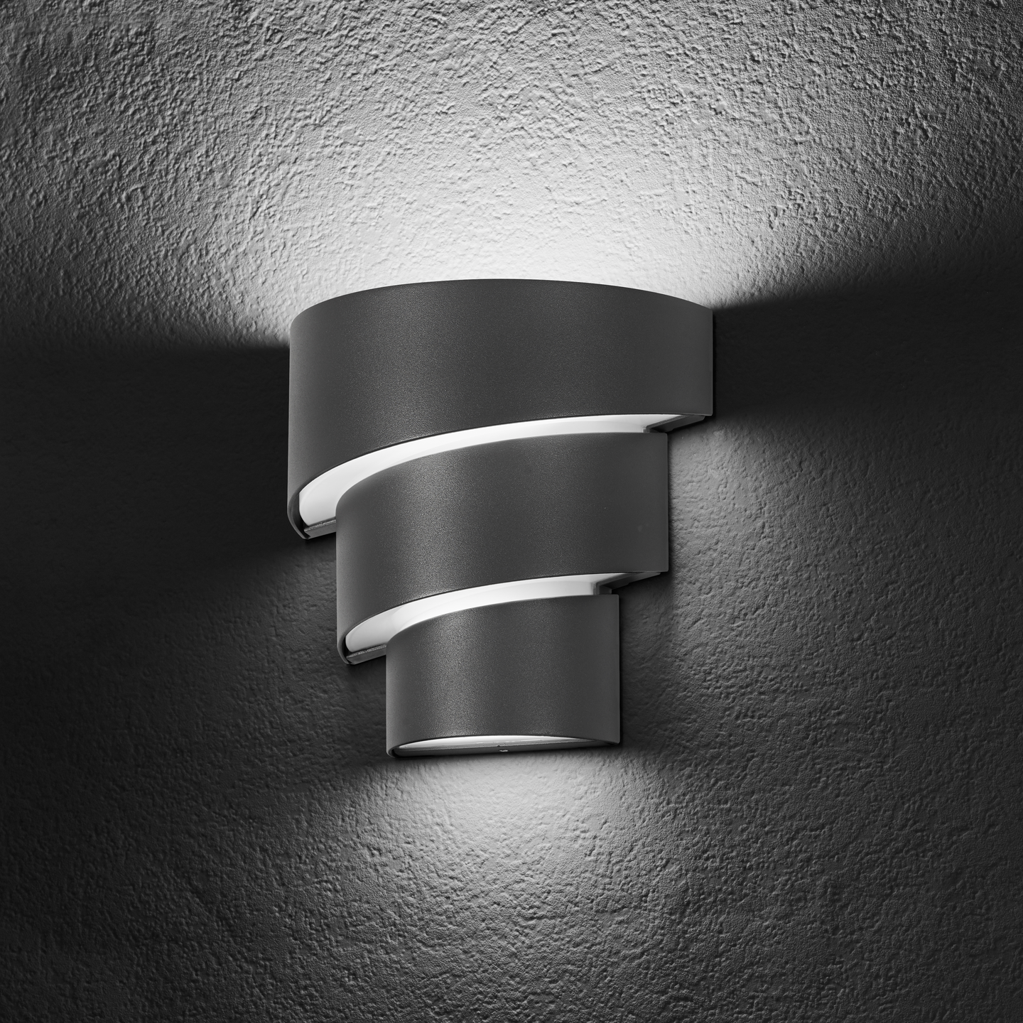 Ulkoseinävalaisin Led Energie 12W 600lm 4000K harmaa IP44