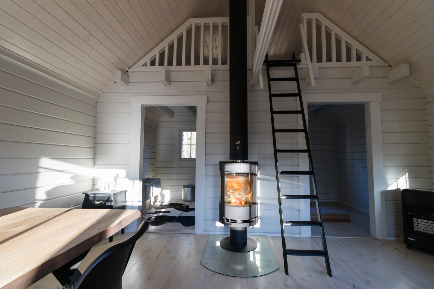 Parvitikas Tikli 2,77m 10-askelmainen alumiinia musta pulverimaalattu