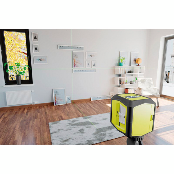 Ristilinjalaser Ryobi RBCLLG1 vihreä etäisyys 15m