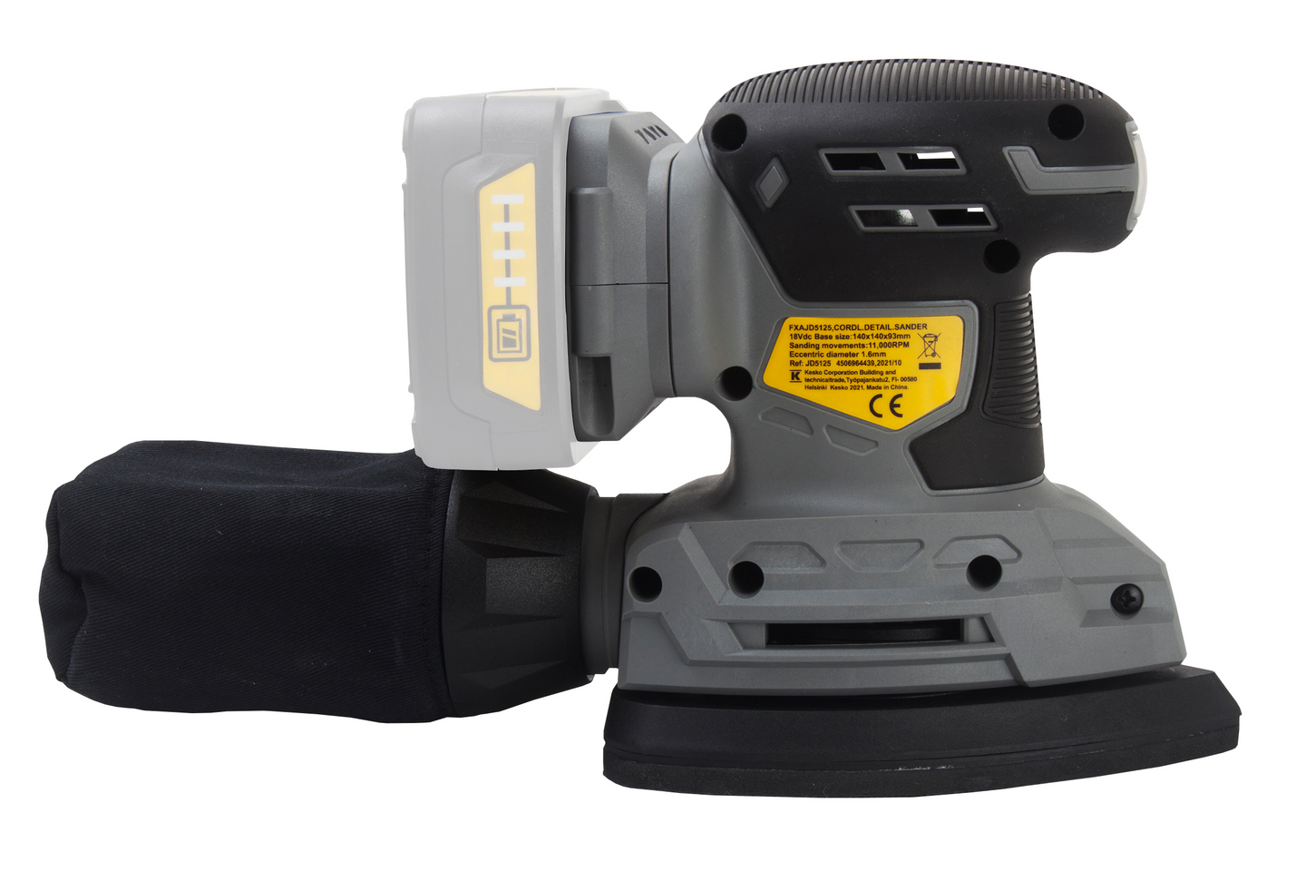 Akkukärkihiomakone FXA XCLICK 18V