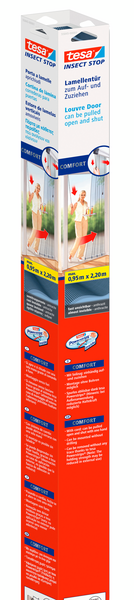 INSEKTSNÄT DÖRR 0,95X2,2 ANTRA TESA 55845 LAMELL COMFORT