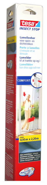 INSEKTSNÄT DÖRR 0,95X2,2 ANTRA TESA 55845 LAMELL COMFORT