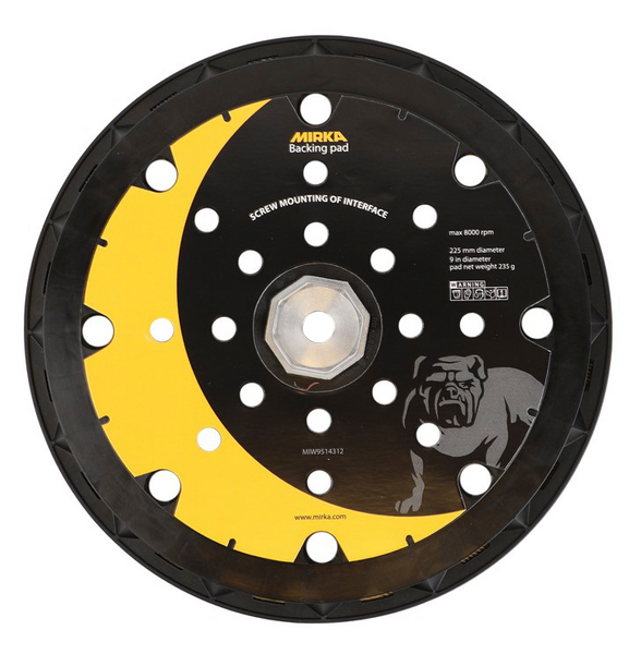 UNDERLAGSPLATTA MIRKA 225MM 25H GRIP LEROS+8 SKRUVAR