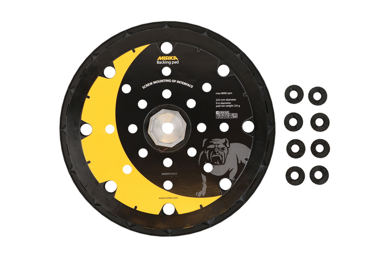 UNDERLAGSPLATTA MIRKA 225MM 25H GRIP LEROS+8 SKRUVAR