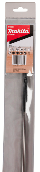 Läpivientiporanterä Makita 8x600mm puulle