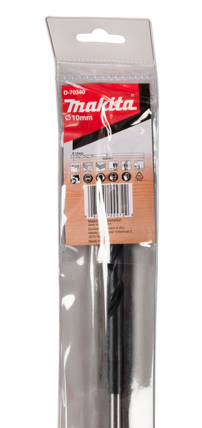 Läpivientiporanterä Makita 10x600mm puulle