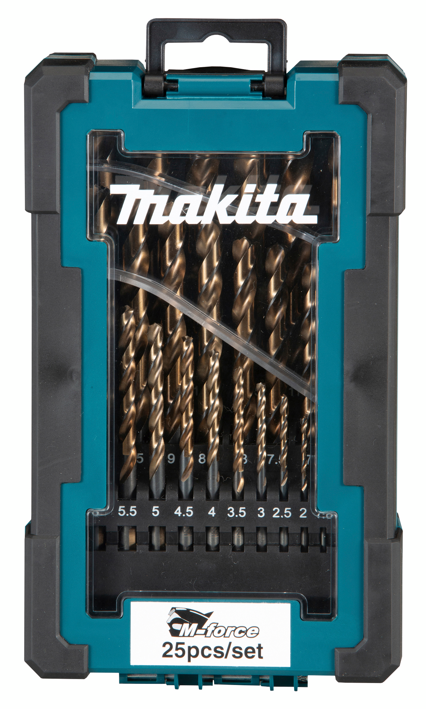 Metalliporanteräsarja Makita 25-osainen M-Force 1-13mm
