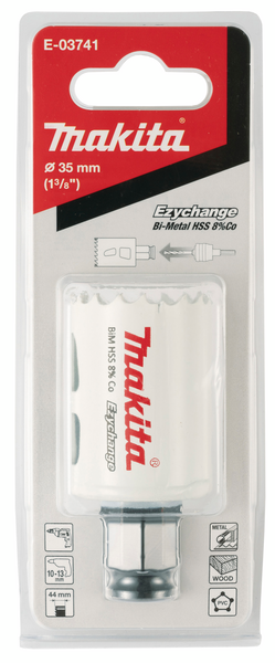 Reikäsahanterä Makita Ezychange BIM 8% koboltti 35mm