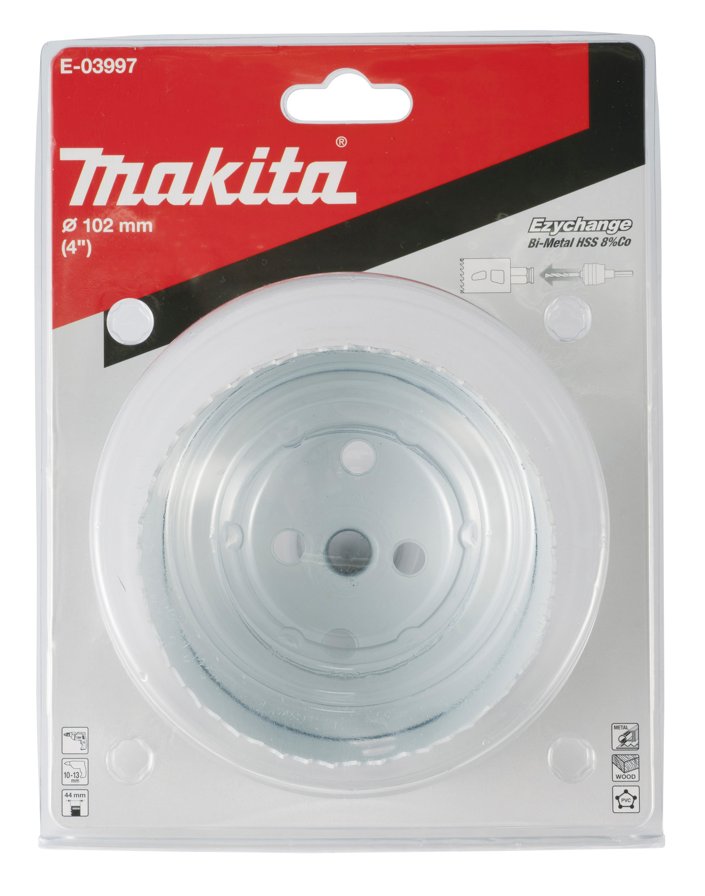 Reikäsahanterä Makita Ezychange BIM 8% koboltti 102mm